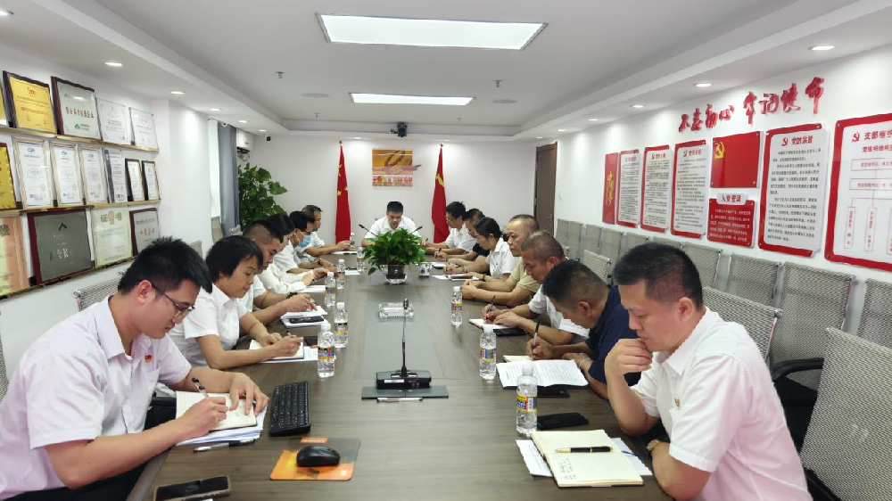 海南珠江物業黨支部召開學習貫徹習近平新時代中國特色社會主義思想主題教育專題組織生活會和民主評議黨員大會